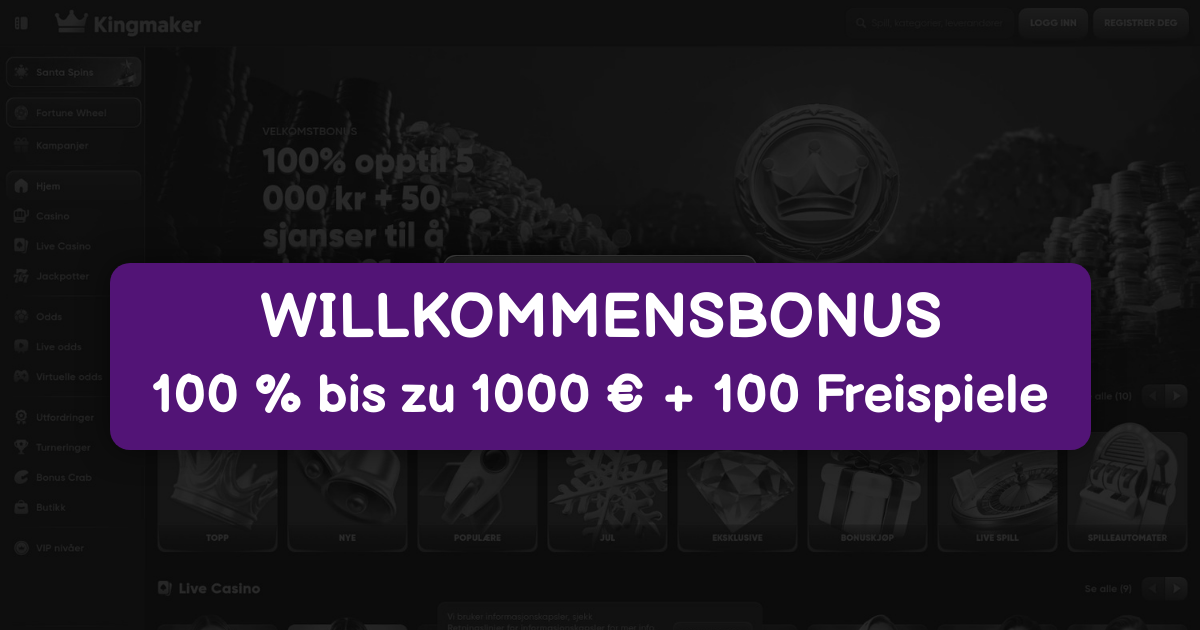 Kingmaker Casino: Beste Online Slots in Deutschland